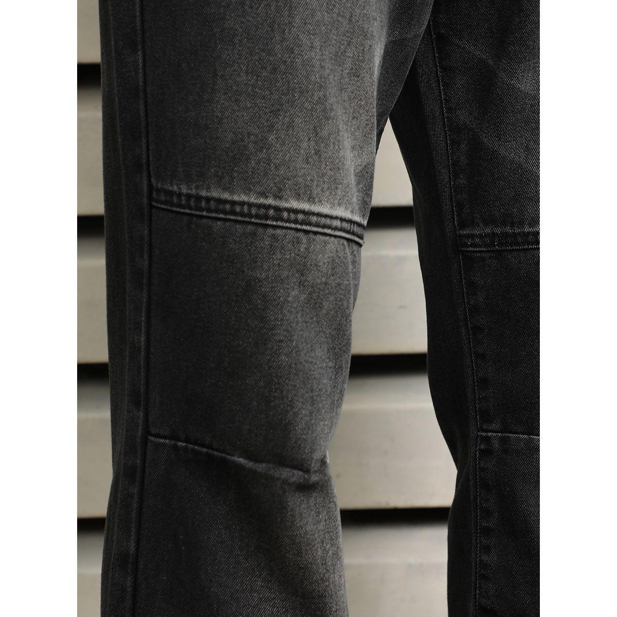 جينز بقصة مستقيمة وخصر متوسط هاي ستار × ستايلي-men-clothing-bottoms-jeans-image-5