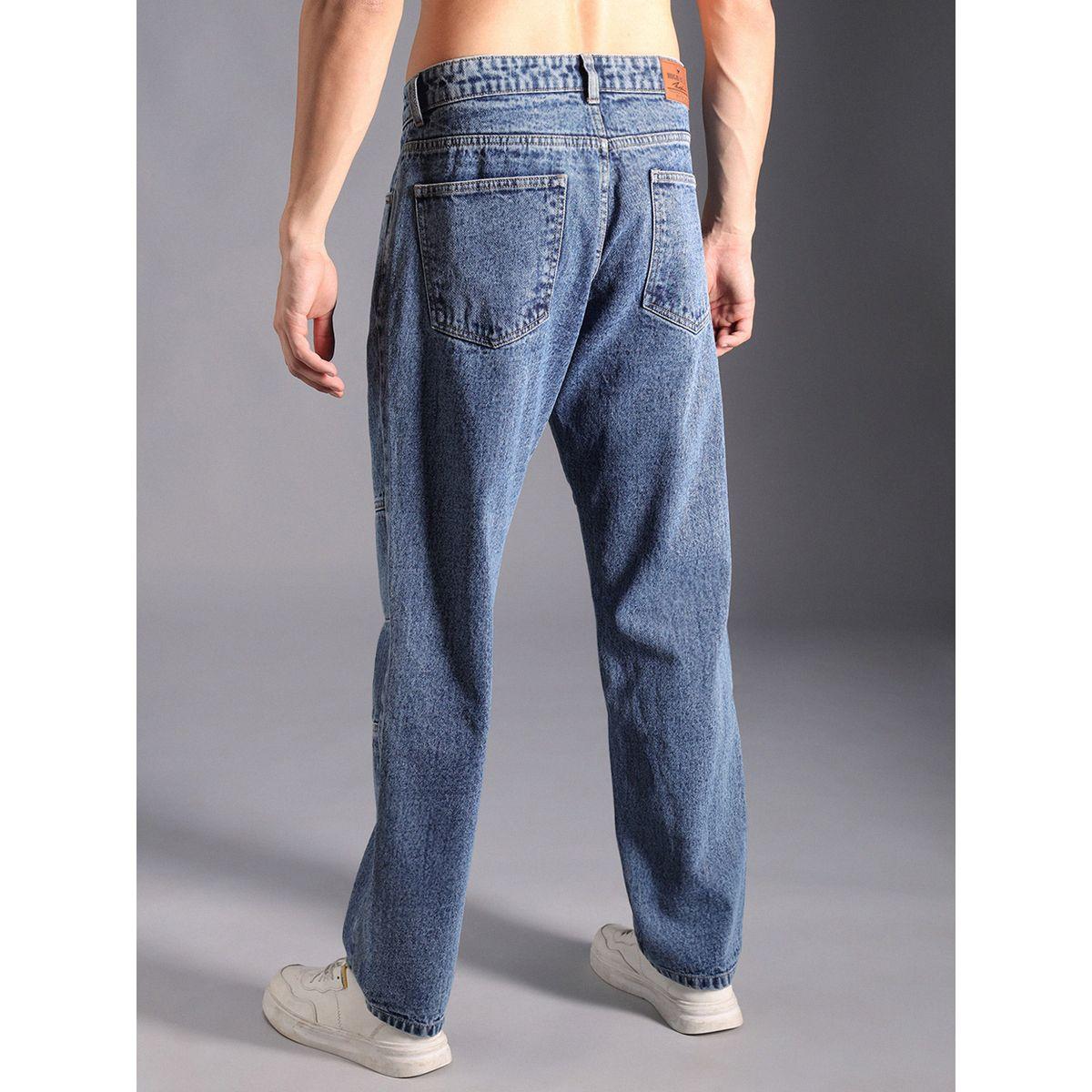 High Star X Styli  Cut & Sew Panel Mid Rise Straight Fit Jeans-men-clothing-bottoms-jeans-image-2