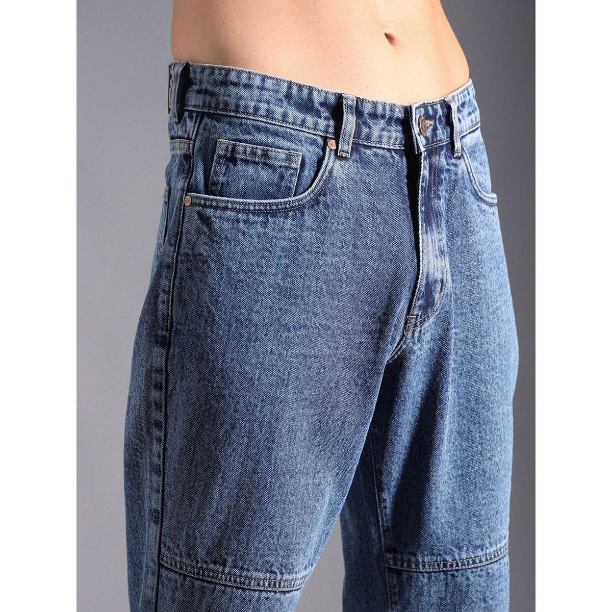 High Star X Styli  Cut & Sew Panel Mid Rise Straight Fit Jeans-men-clothing-bottoms-jeans-image-3