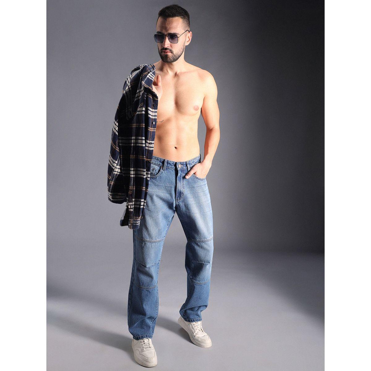 جينز بقصة ارجل مستقيمة وخصر متوسط هاي ستار × ستايلي-men-clothing-bottoms-jeans-image-4