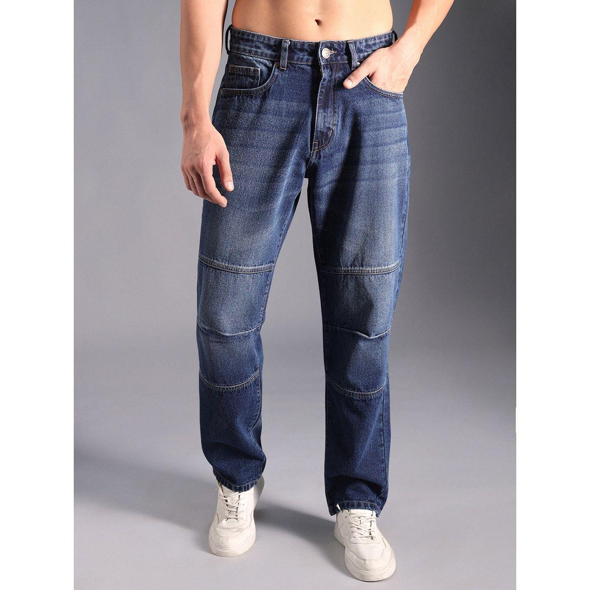 High Star X Styli  Cut & Sew Panel Mid Rise Straight Fit Jeans-men-clothing-bottoms-jeans-image-1