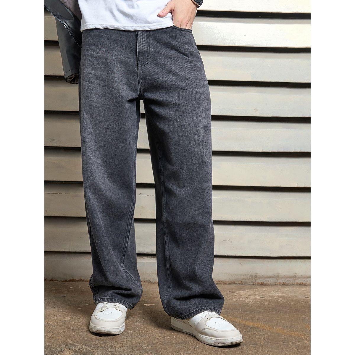 High Star X Styli  Cotton Mid Rise Relaxed Fit Non Stretchable Jeans-men-clothing-bottoms-jeans-image-1