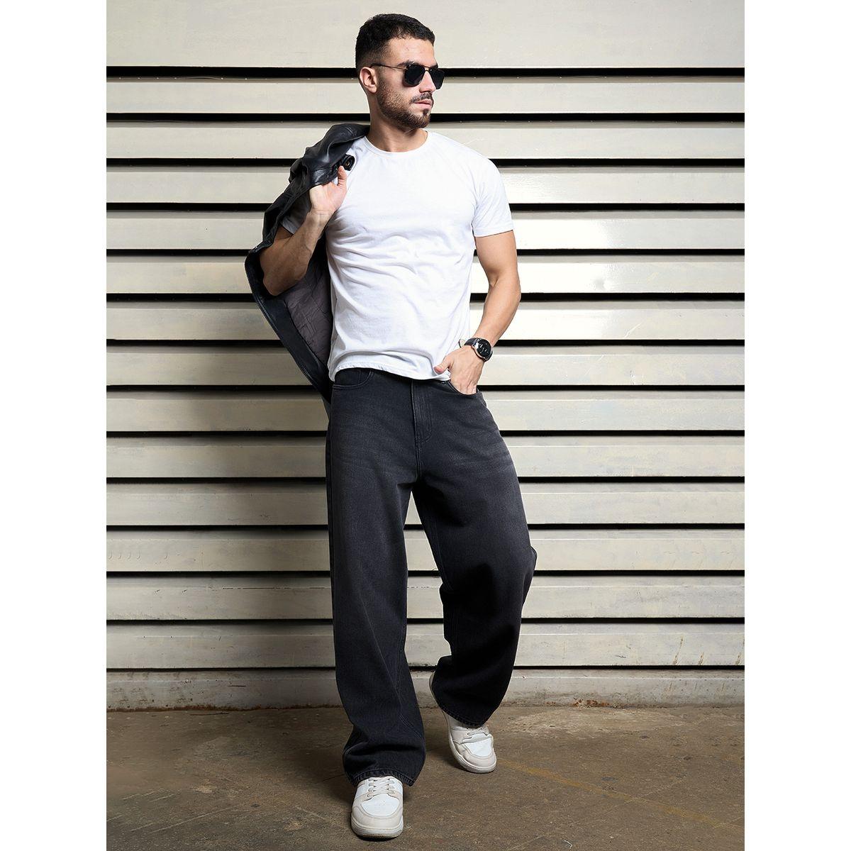 High Star X Styli  Cotton Mid Rise Relaxed Fit Non Stretchable Jeans-men-clothing-bottoms-jeans-image-3
