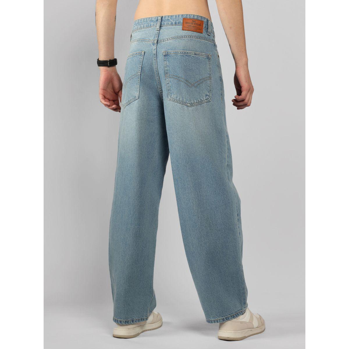 جينز بقصة باجي وخصر متوسط هاي ستار × ستايلي-men-clothing-bottoms-jeans-image-2