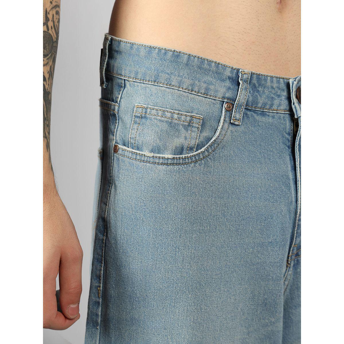 جينز بقصة باجي وخصر متوسط هاي ستار × ستايلي-men-clothing-bottoms-jeans-image-3