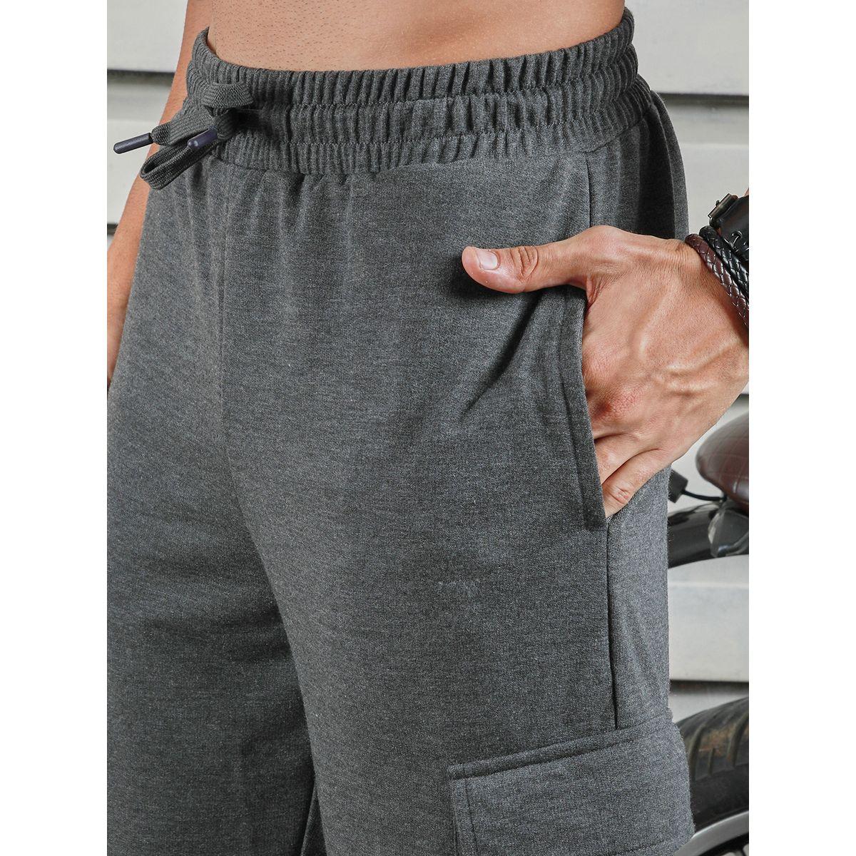 جوغر بقصة مستقيمة وجيوب كارجو مع حواف مكبلة هاي ستار × ستايلي-men-clothing-bottoms-joggers-image-3