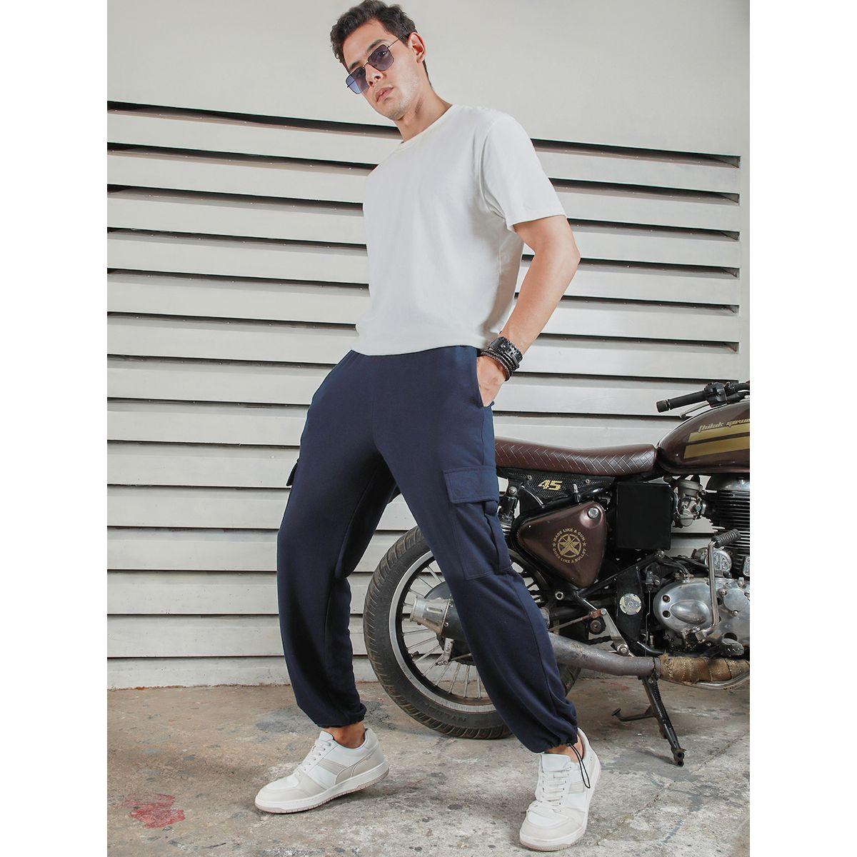High Star Straight Fit Cargo Pants with Toggle Detail-men-clothing-bottoms-trousersandchinos-trousers-image-4