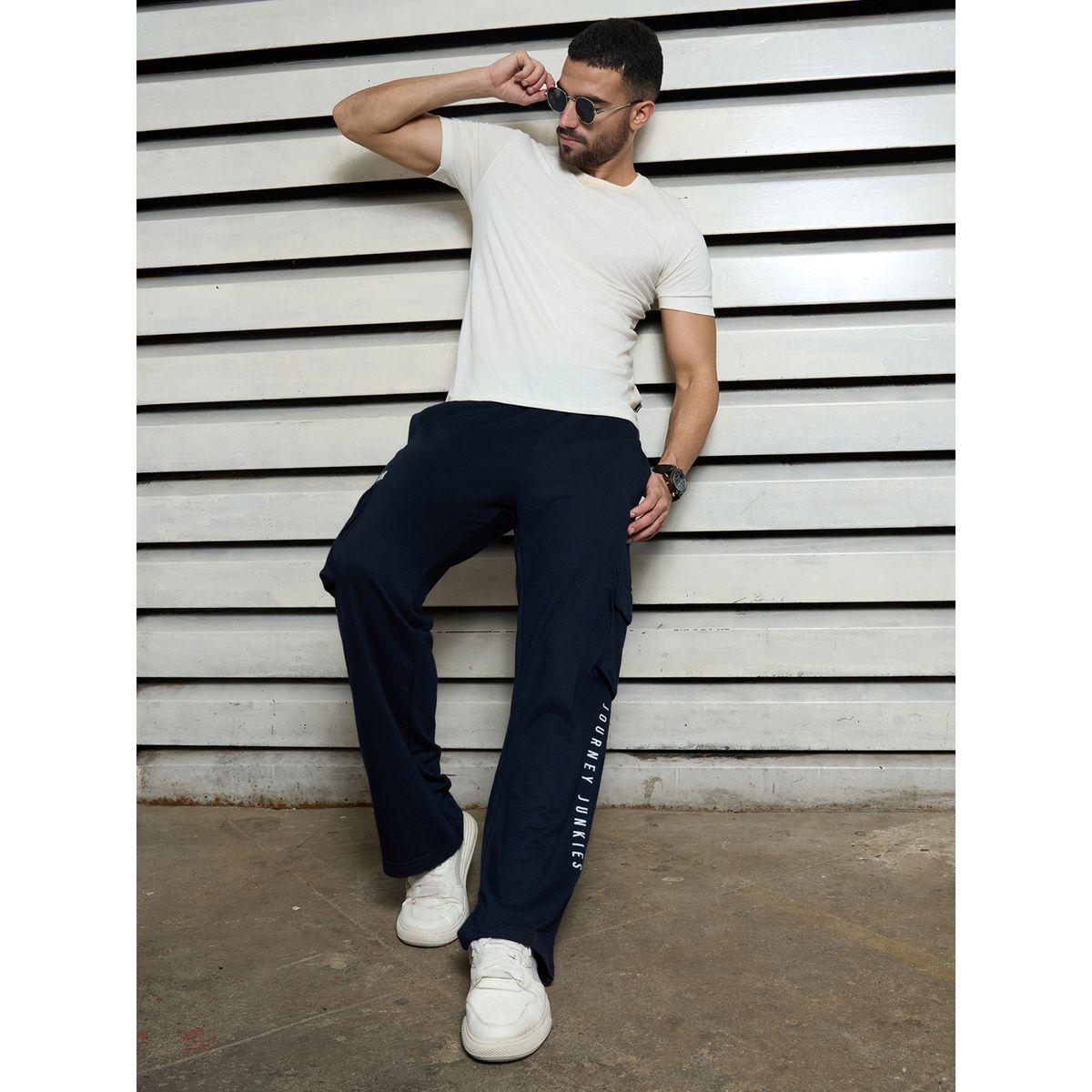 بنطال كارجو بقصة مستقيمة مع رباط خصر هاي ستار × ستايلي-men-clothing-bottoms-joggers-image-5