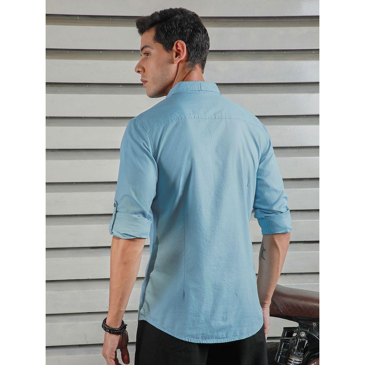 High Star X Styli  Classic Spread Collar Casual Shirt-men-clothing-shirts-image-2
