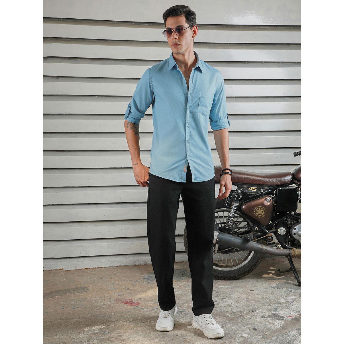High Star X Styli  Classic Spread Collar Casual Shirt-men-clothing-shirts-image-4