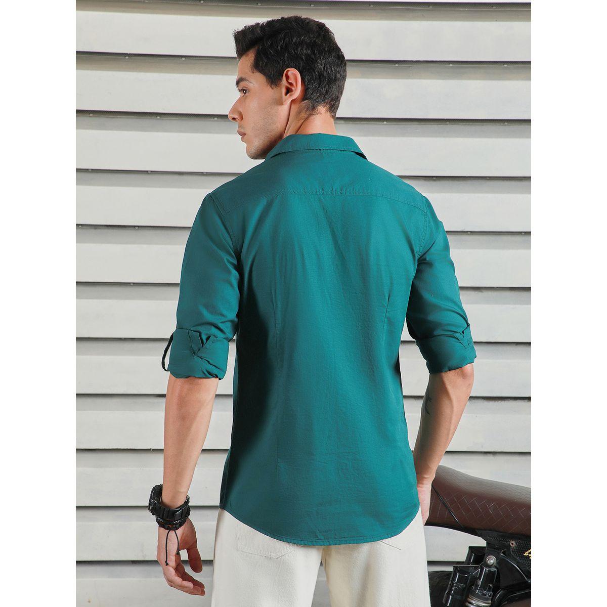 High Star X Styli  Classic Roll-Up Sleeves Casual Shirt-men-clothing-shirts-image-2
