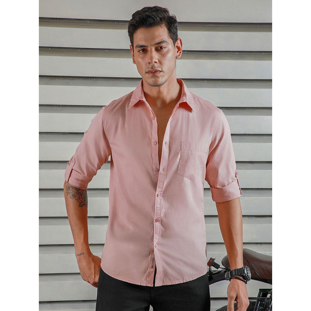قميص كلاسيك بياقة سبريد وأكمام طويلة هاي ستار × ستايلي-men-clothing-shirts-image-1