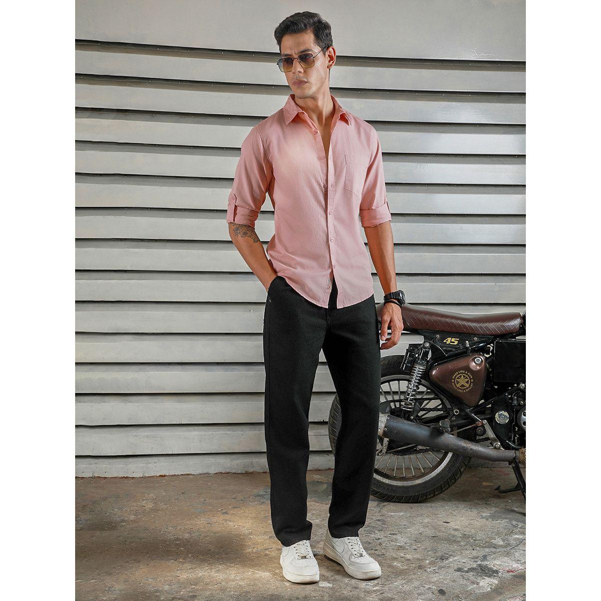 قميص كلاسيك بياقة سبريد وأكمام طويلة هاي ستار × ستايلي-men-clothing-shirts-image-4
