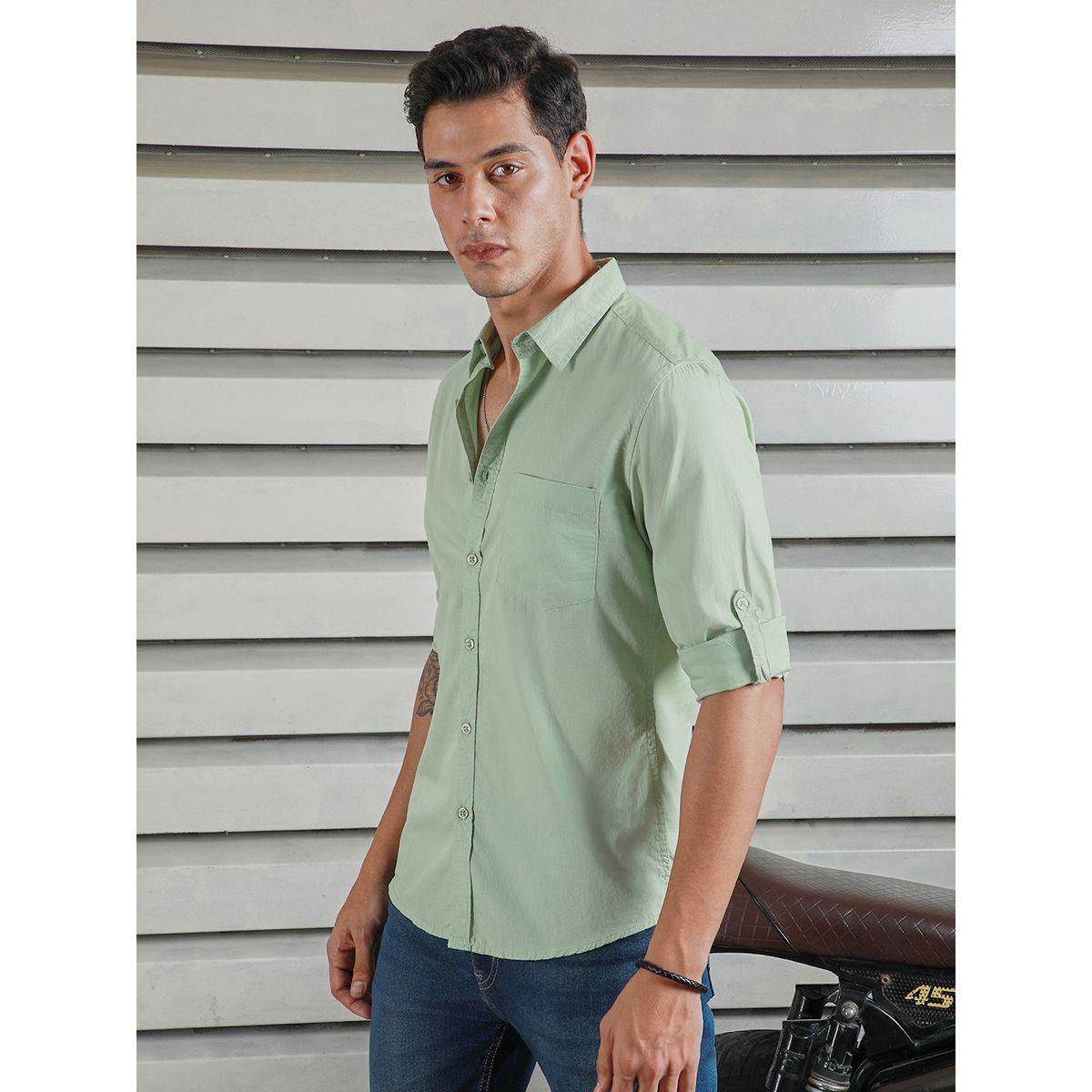 High Star X Styli  Classic Roll-Up Sleeves Casual Shirt-men-clothing-shirts-image-1