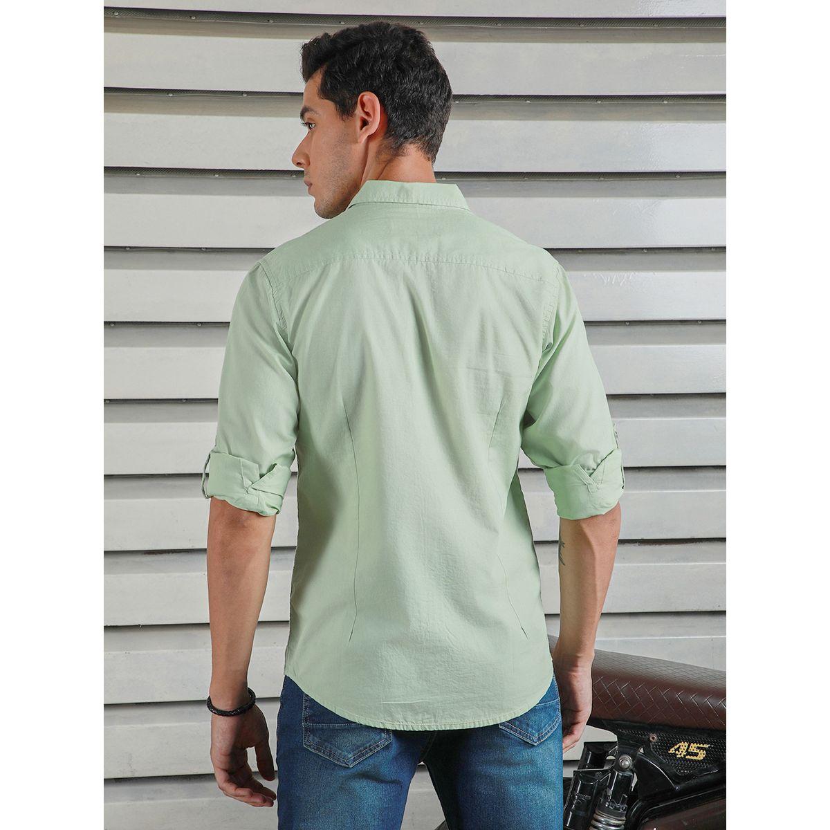 High Star X Styli  Classic Roll-Up Sleeves Casual Shirt-men-clothing-shirts-image-2