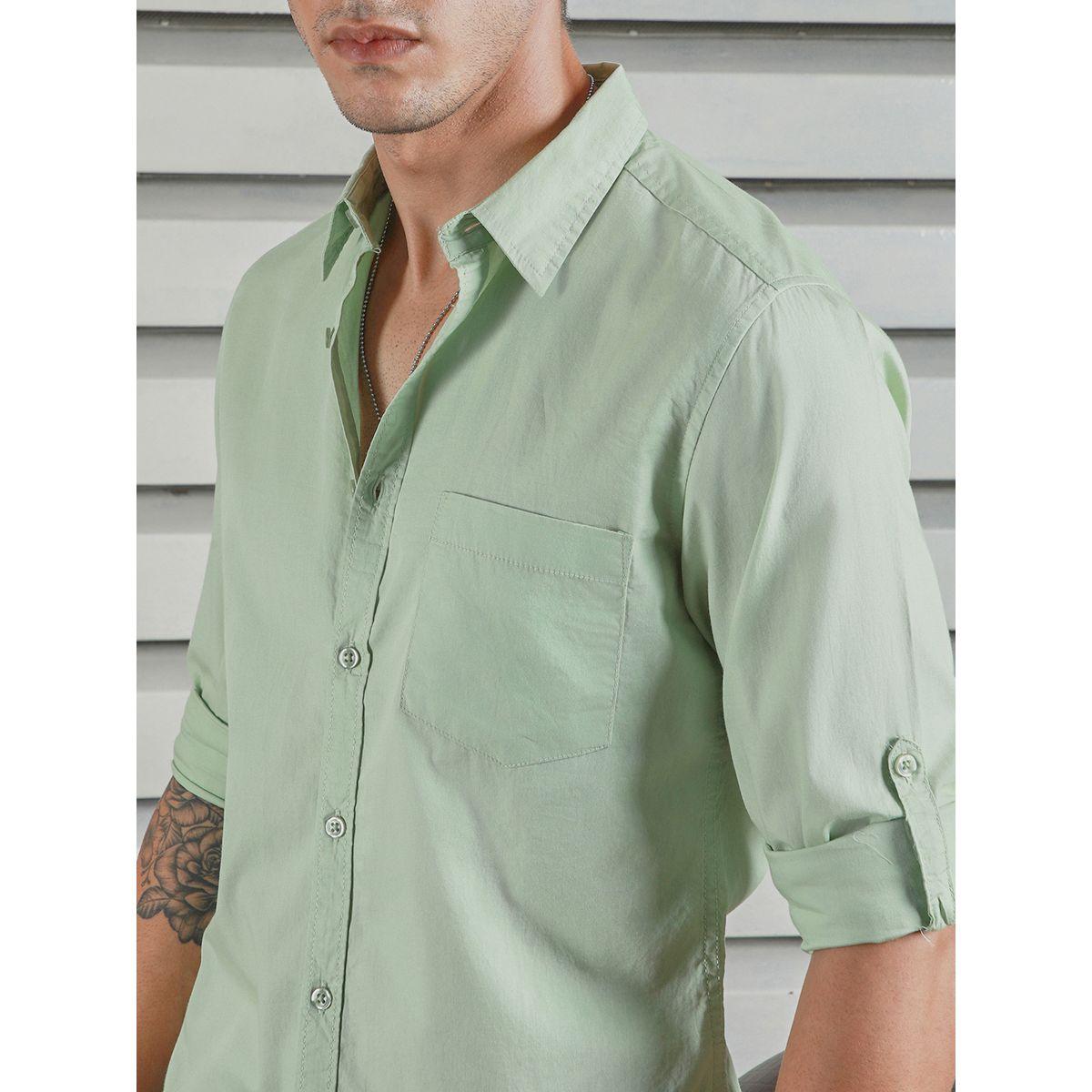 High Star X Styli  Classic Roll-Up Sleeves Casual Shirt-men-clothing-shirts-image-3