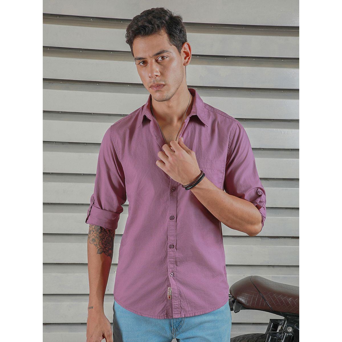 قميص كلاسيك بياقة سبريد وأكمام طويلة هاي ستار × ستايلي-men-clothing-shirts-image-1