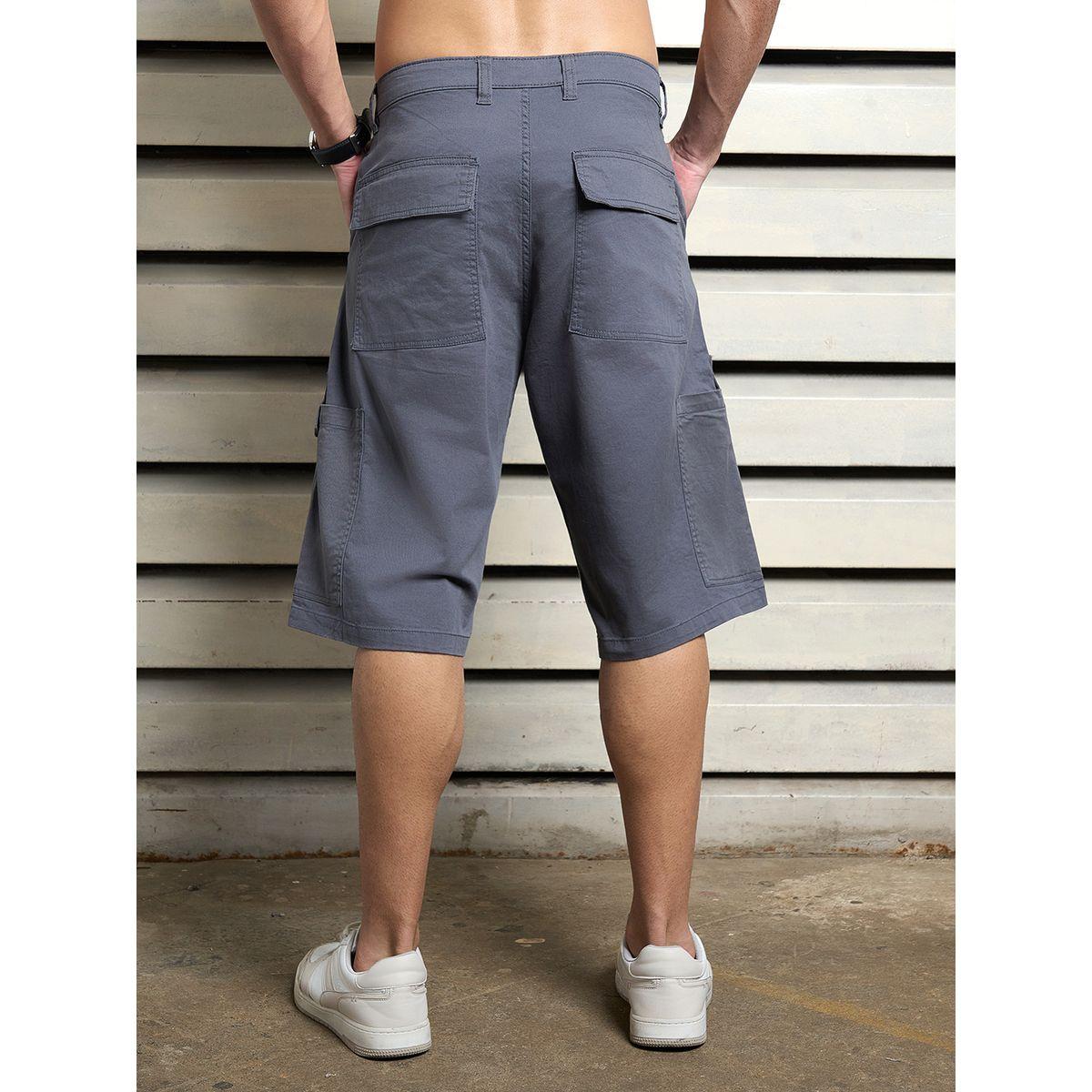 شورت كاجوال بخصر متوسط وقصة مريحة هاي ستار × ستايلي-men-clothing-bottoms-shorts-image-2