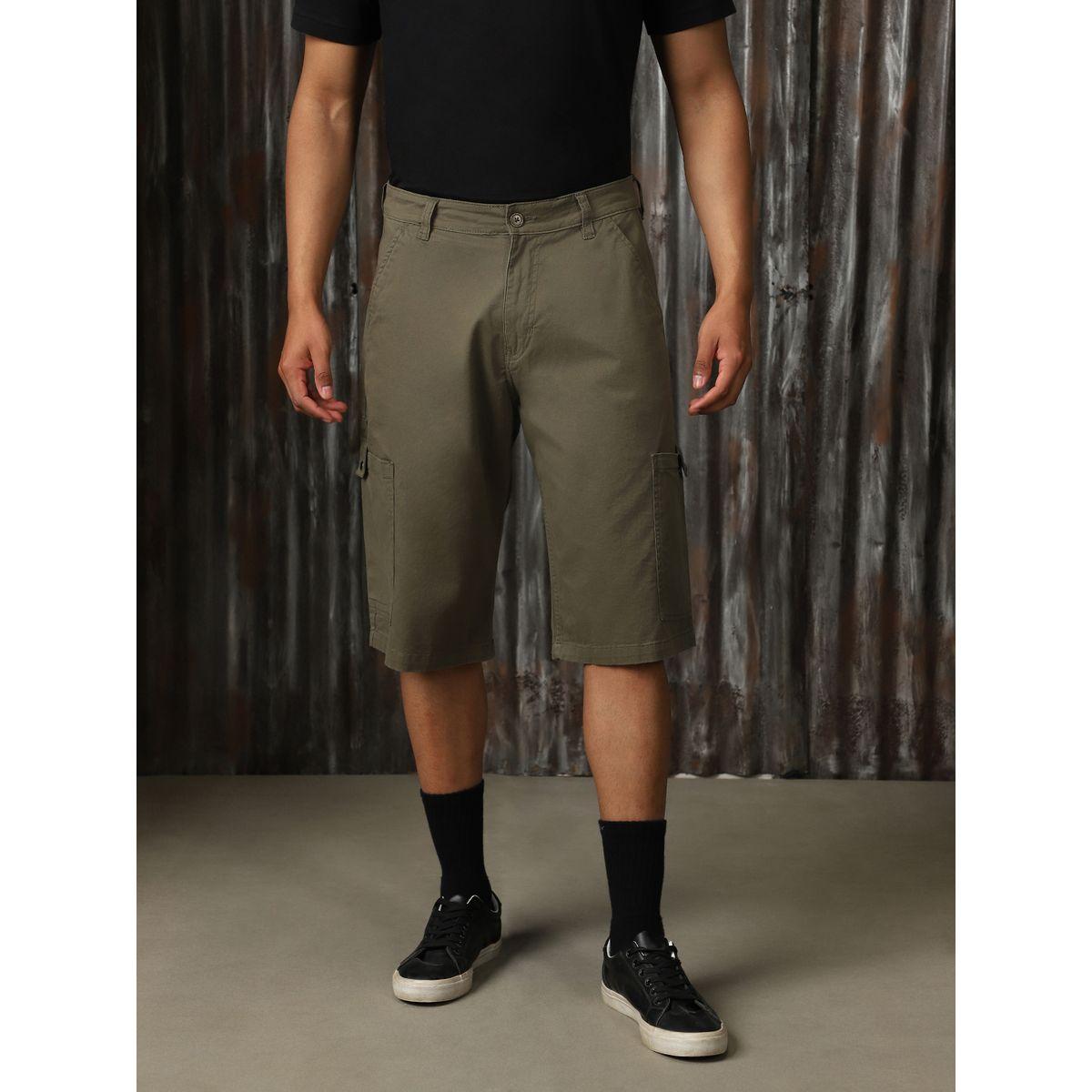 High Star X Styli  Solid Shorts With Cargo Pockets-men-clothing-bottoms-shorts-image-1