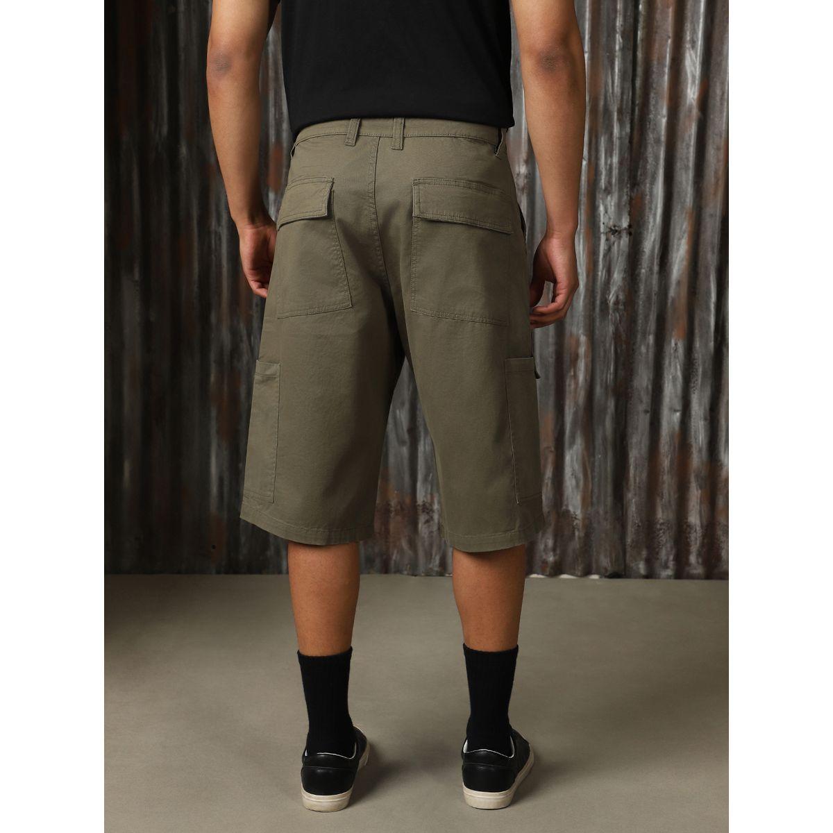 High Star X Styli  Solid Shorts With Cargo Pockets-men-clothing-bottoms-shorts-image-2