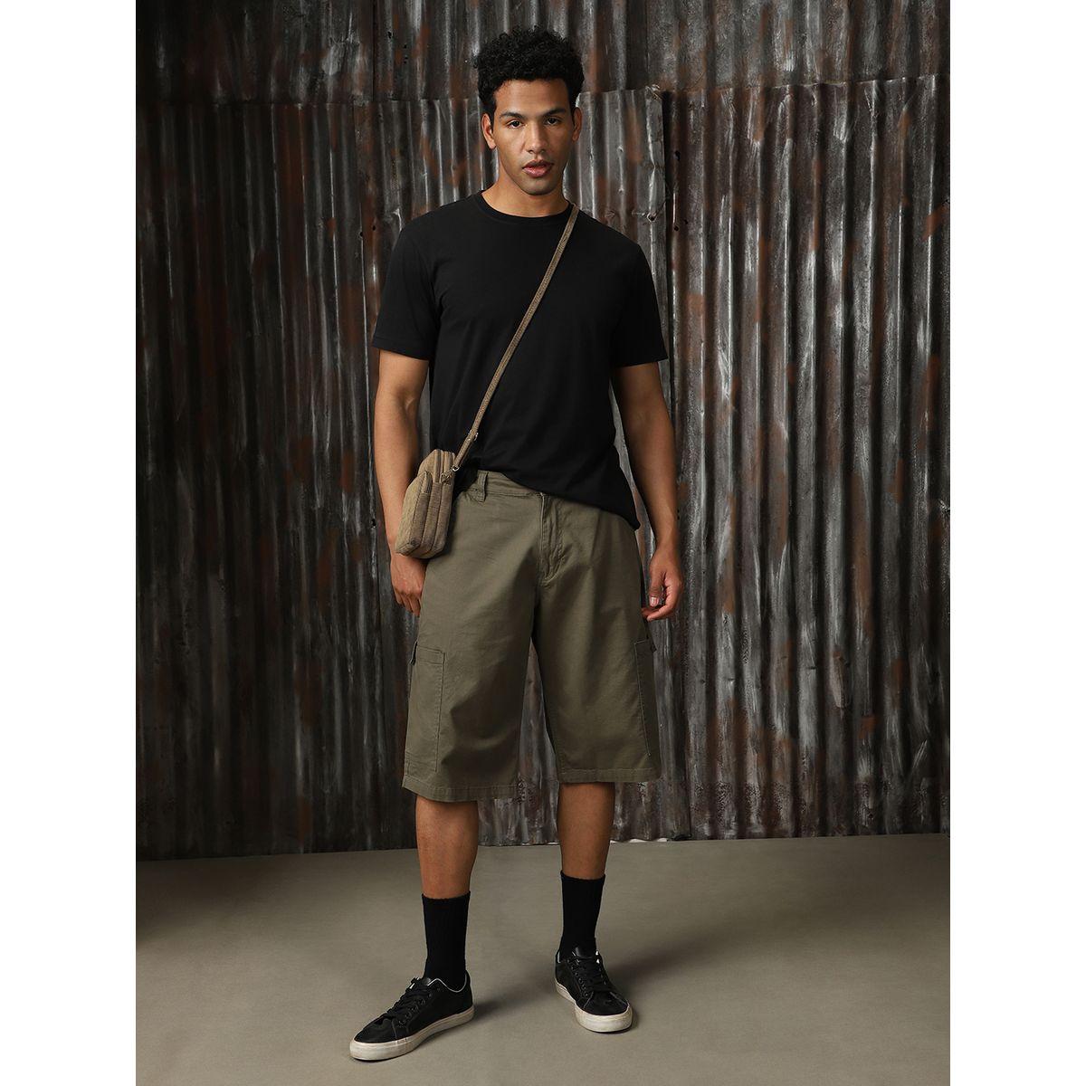 High Star X Styli  Solid Shorts With Cargo Pockets-men-clothing-bottoms-shorts-image-4