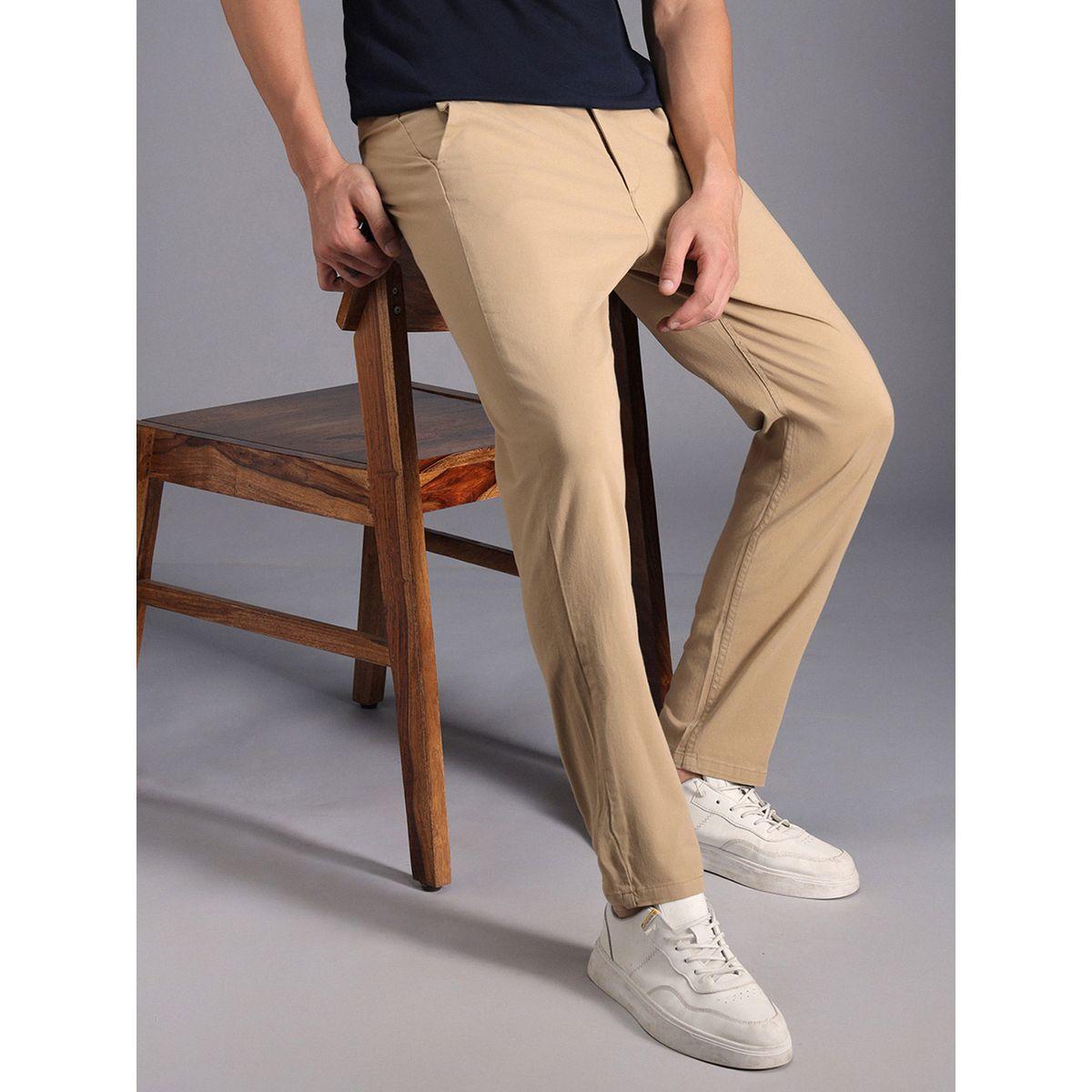 بنطال تشينو بقصة سليم فت وخصر متوسط هاي ستار × ستايلي-men-clothing-bottoms-trousersandchinos-chinos-image-1