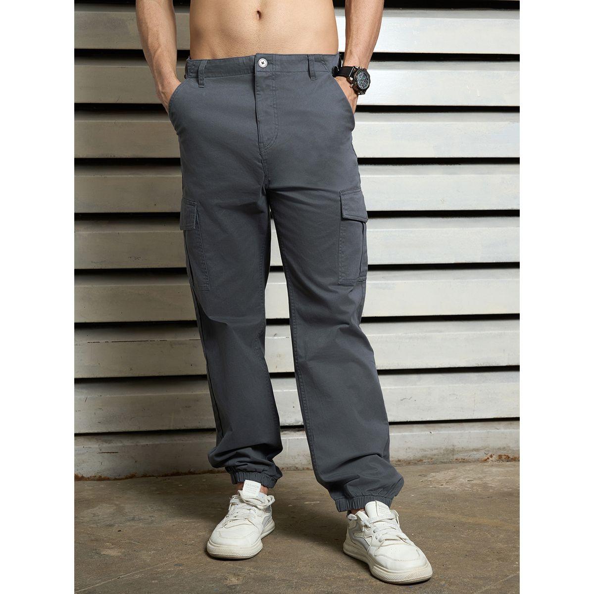High Star X Styli  Straight Fit Mid Rise Cuffed Cargo Pants-men-clothing-bottoms-joggers-image-1