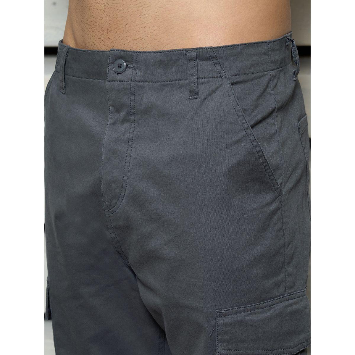 High Star X Styli  Straight Fit Mid Rise Cuffed Cargo Pants-men-clothing-bottoms-joggers-image-3