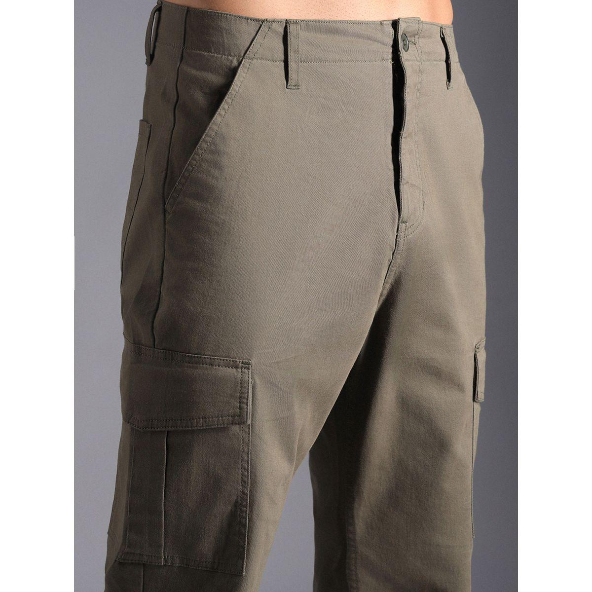 High Star X Styli  Straight Fit Mid Rise Cuffed Cargo Pants-men-clothing-bottoms-trousersandchinos-trousers-image-3