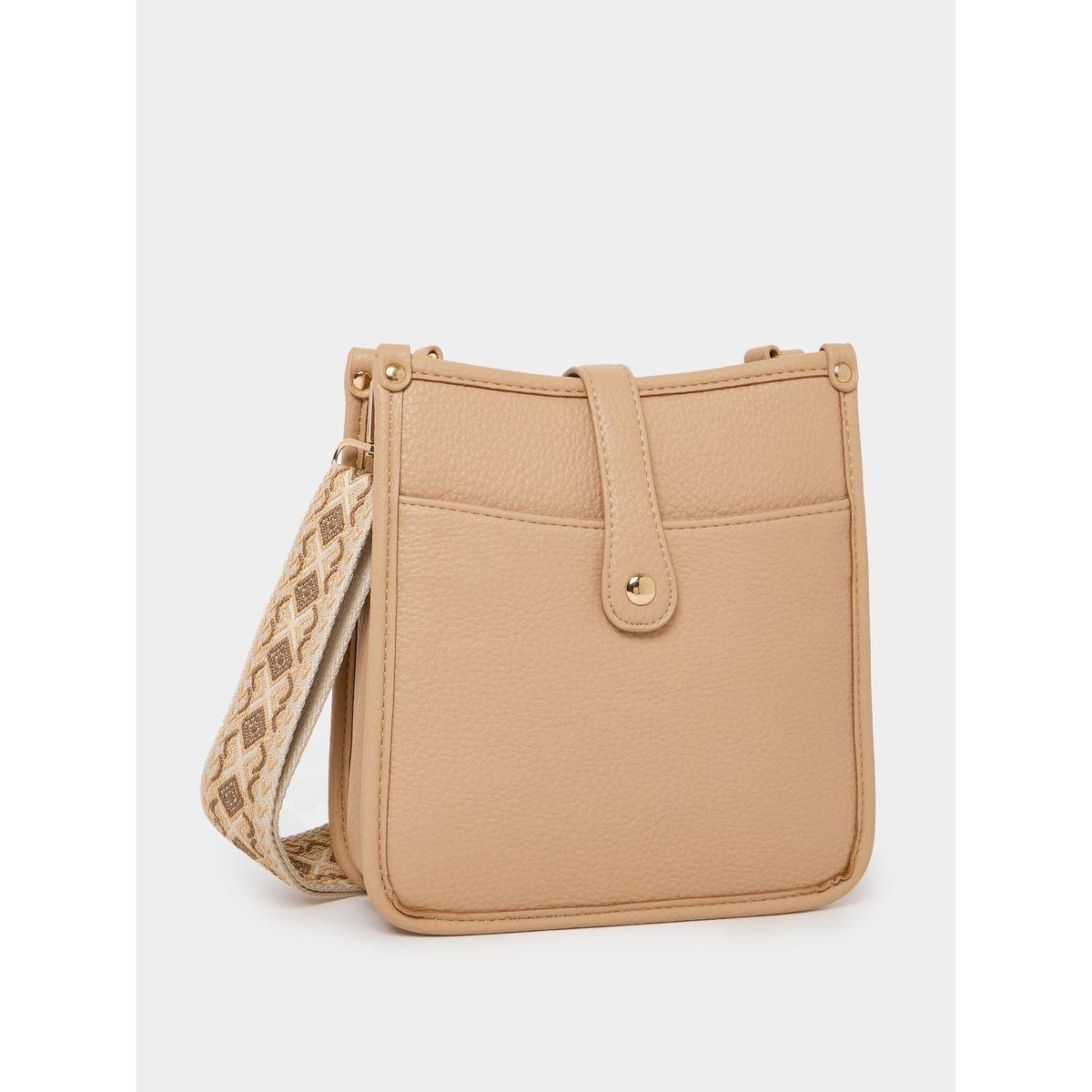 Styli Solid Bag with Printed Adjustable Strap-women-bagsandwallets-handbags-image-1