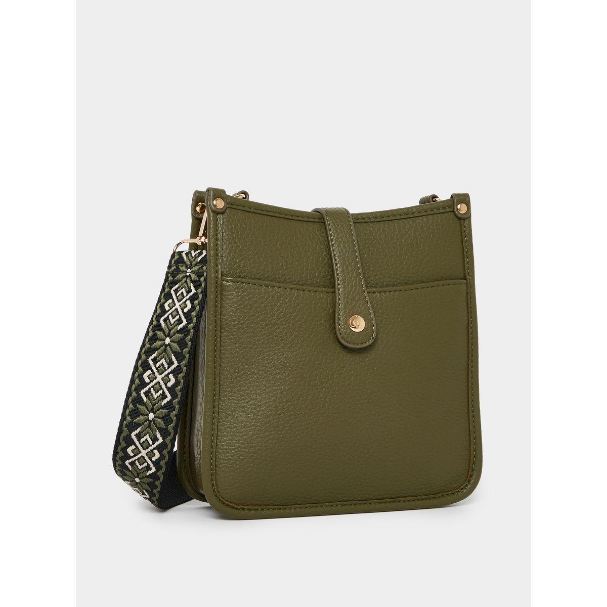 Styli Solid Bag with Printed Adjustable Strap-women-bagsandwallets-handbags-image-1