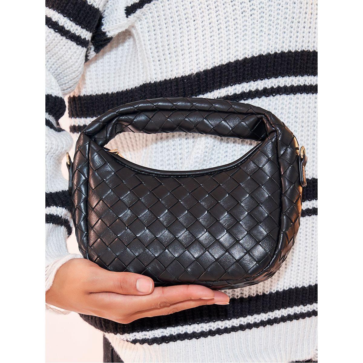 Styli Braided Design Handbag with Adjustable Strap-women-bagsandwallets-handbags-image-2
