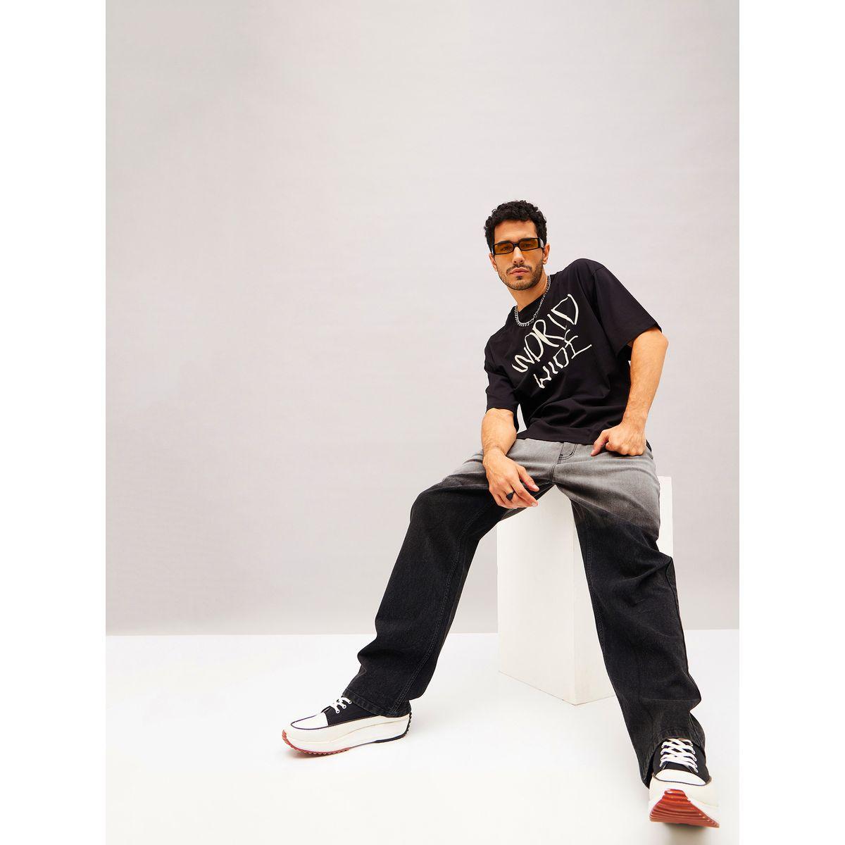 جينز بتدرج الالوان مع قصة مريحة ماسكلن ساسافراس × ستايلي-men-clothing-bottoms-jeans-image-3