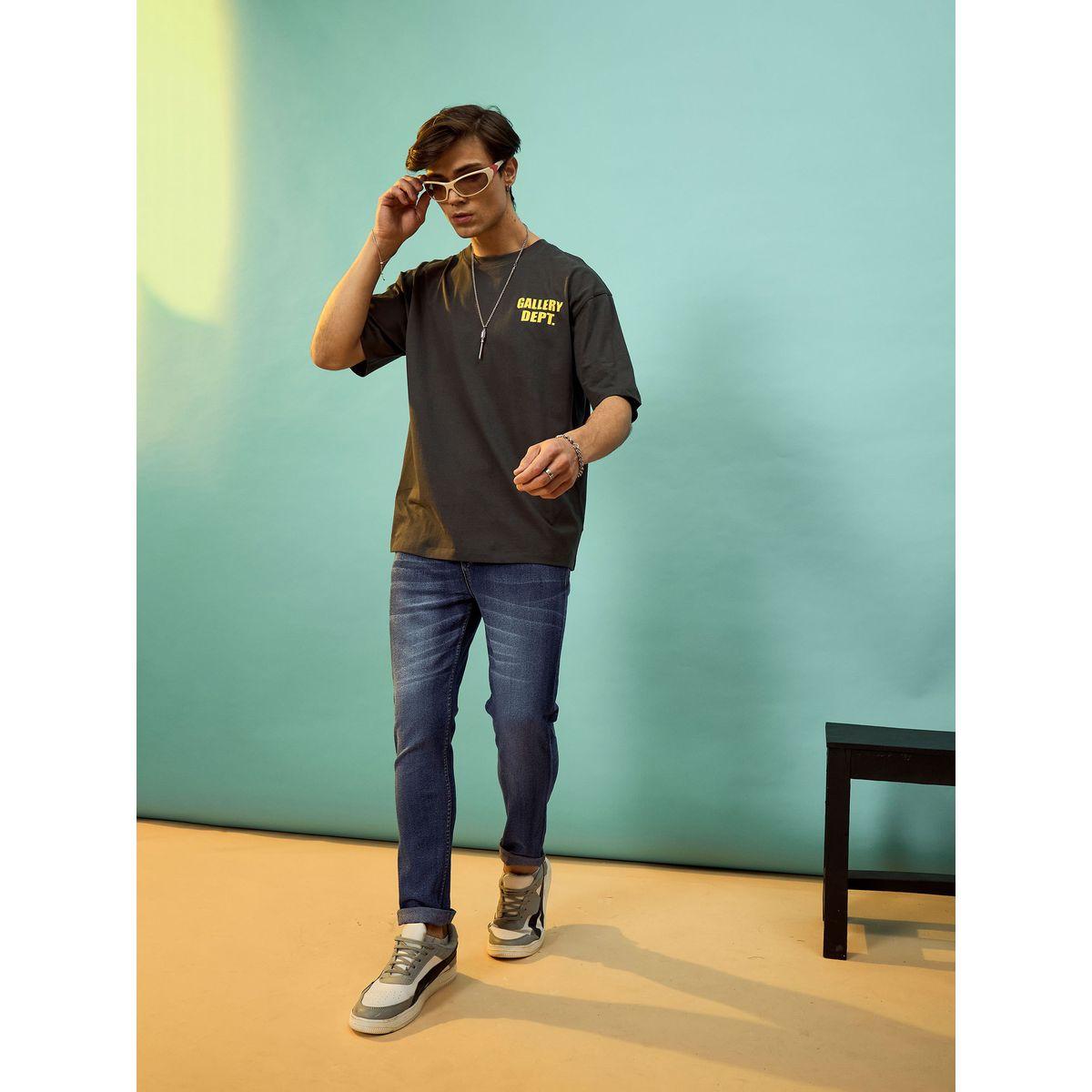 جينز بتفاصيل مشطوفة وقصة سليم فت ماسكلن ساسافراس × ستايلي-men-clothing-bottoms-jeans-image-2