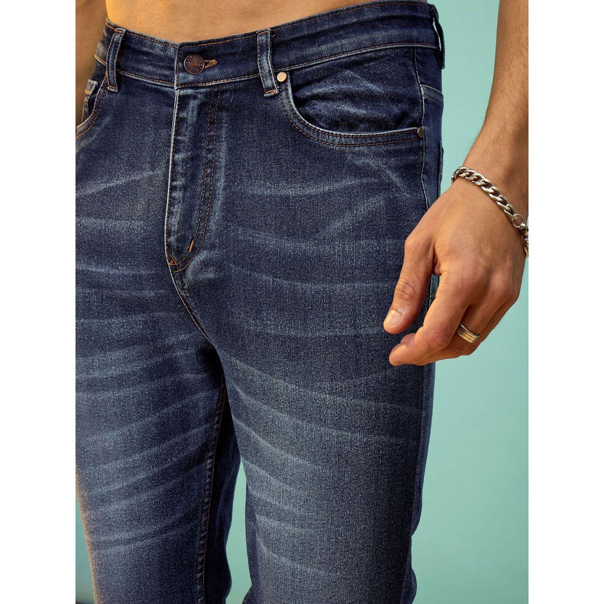 جينز بتفاصيل مشطوفة وقصة سليم فت ماسكلن ساسافراس × ستايلي-men-clothing-bottoms-jeans-image-4