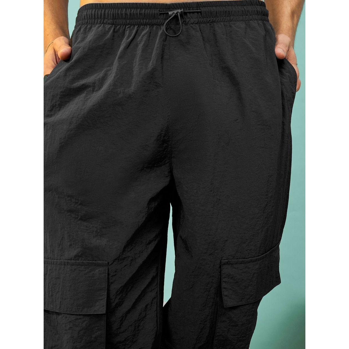 بنطال باراشوت بجيوب مع رباط خصر مطاطي ماسكلن ساسافراس × ستايلي-men-clothing-bottoms-trousersandchinos-trousers-image-4