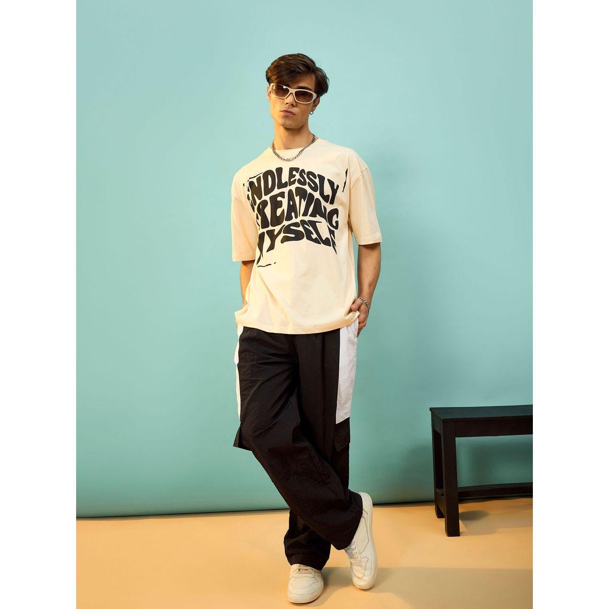 بنطال باراشوت مع جيب بطية وتفاصيل مُتباينة ماسكلن ساسافراس × ستايلي-men-clothing-bottoms-trousersandchinos-trousers-image-6
