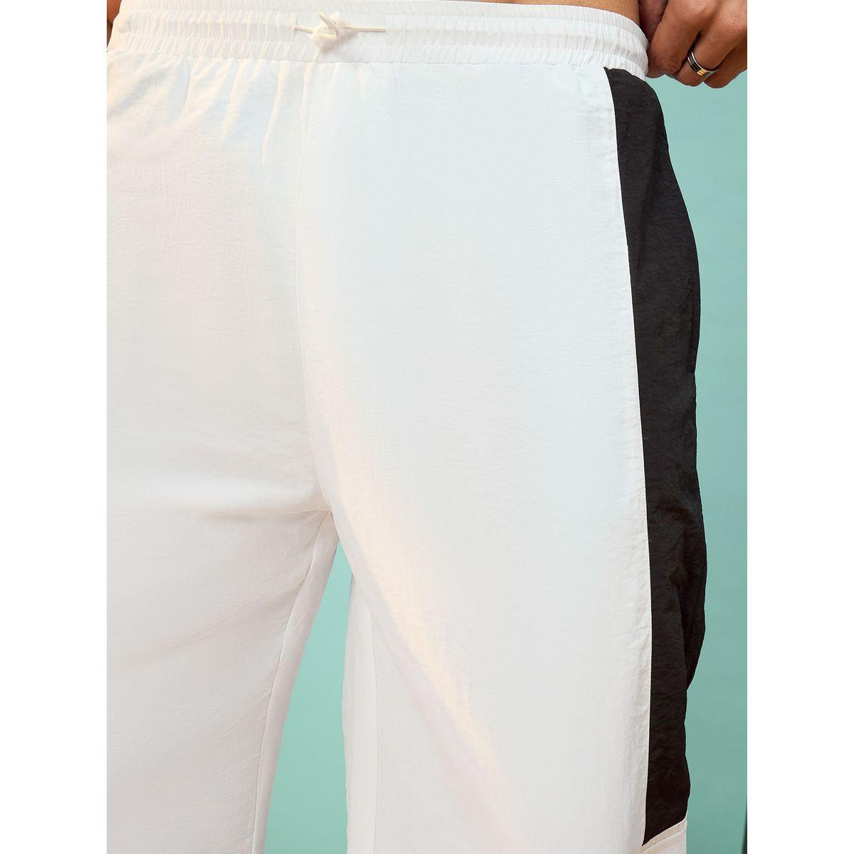بنطال باراشوت مع جيب بطية وتفاصيل مُتباينة ماسكلن ساسافراس × ستايلي-men-clothing-bottoms-trousersandchinos-trousers-image-4
