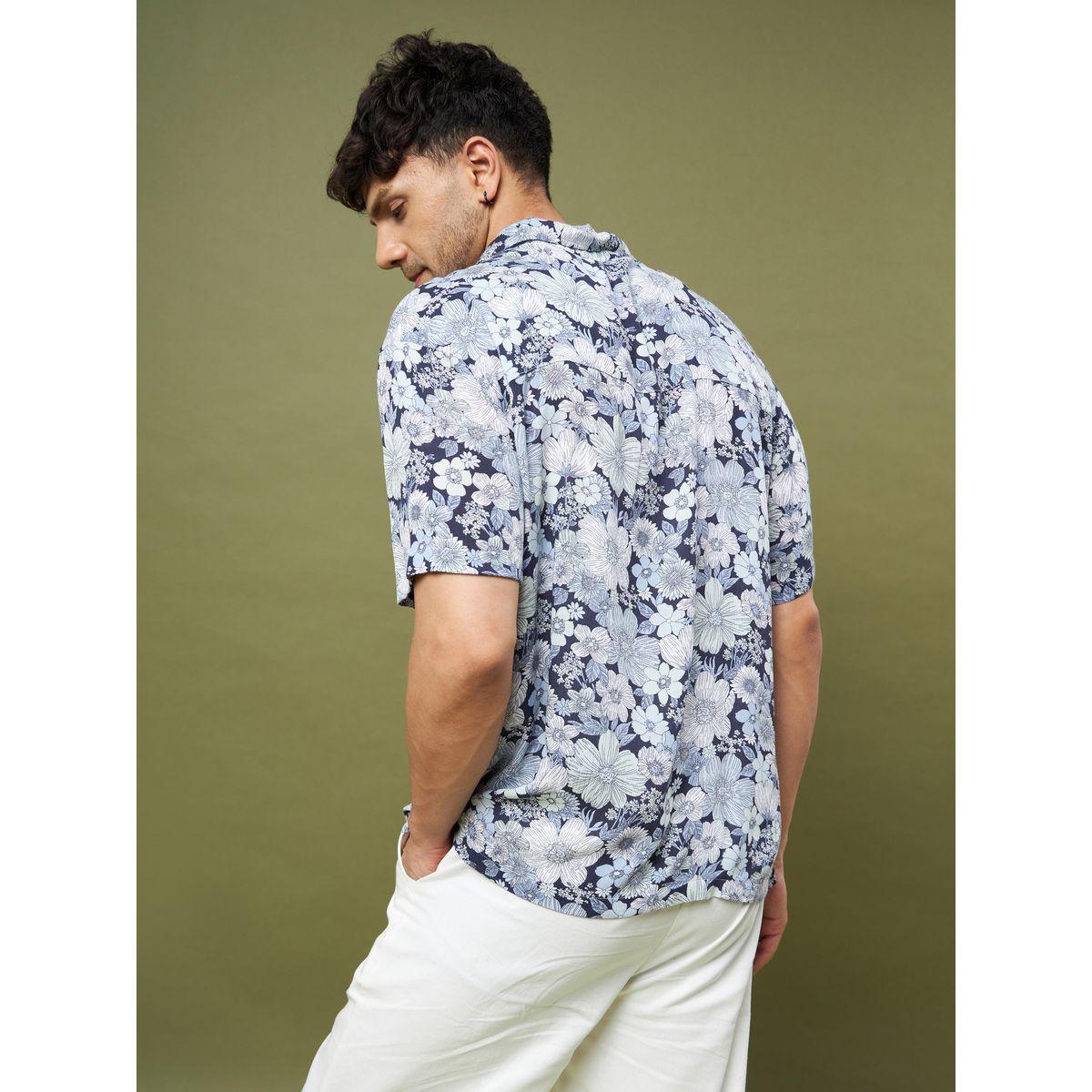 Mascln Sassafras X Styli  Floral Print Relaxed Fit Shirt-men-clothing-shirts-image-1
