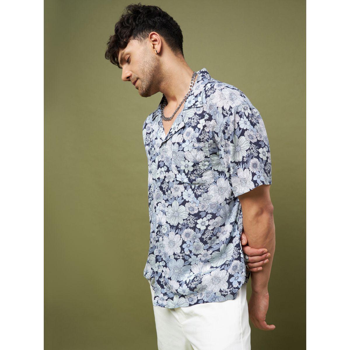 Mascln Sassafras X Styli  Floral Print Relaxed Fit Shirt-men-clothing-shirts-image-4