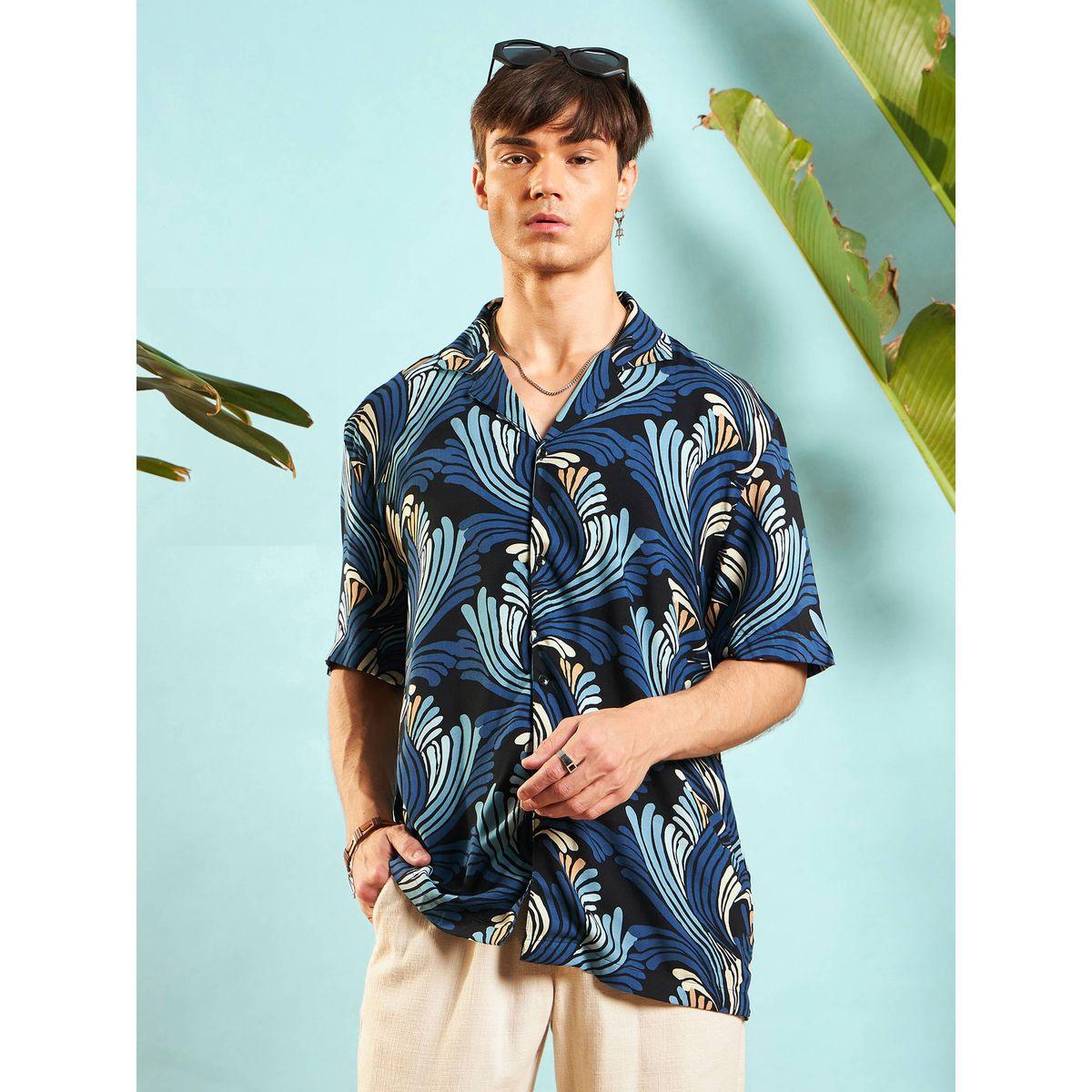 Mascln Sassafras X Styli  Abstract Print Relaxed Fit Shirt-men-clothing-shirts-image-1