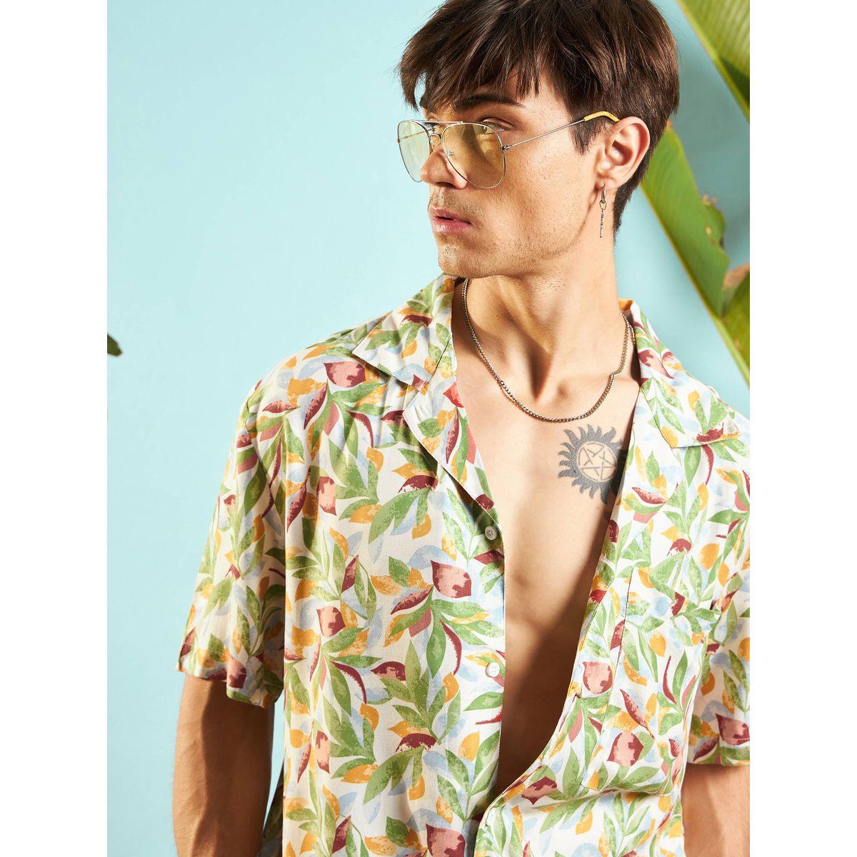 Mascln Sassafras X Styli  Tropical Print Relaxed Fit Shirt-men-clothing-shirts-image-4