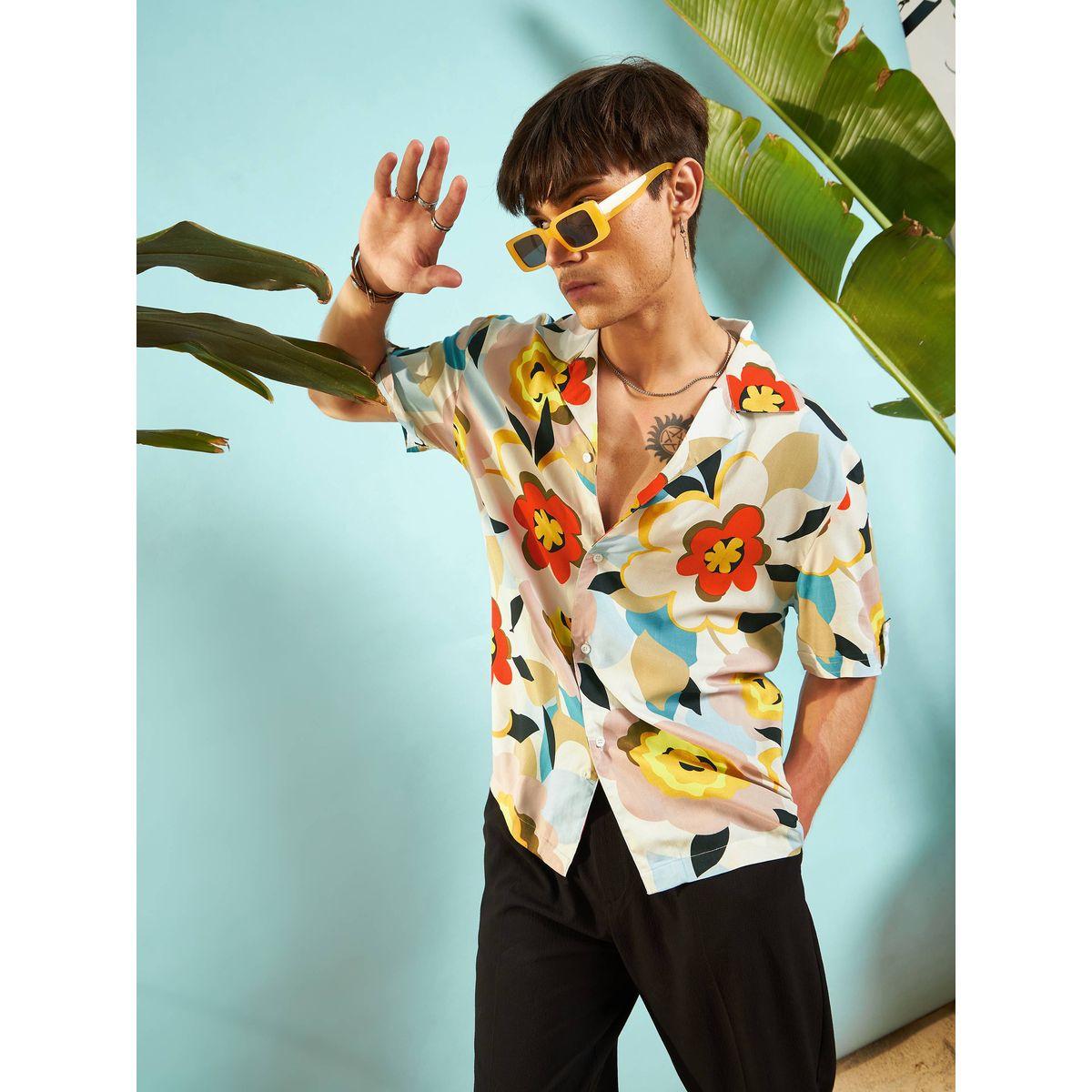 Mascln Sassafras X Styli  Floral Print Relaxed Fit Shirt-men-clothing-shirts-image-1