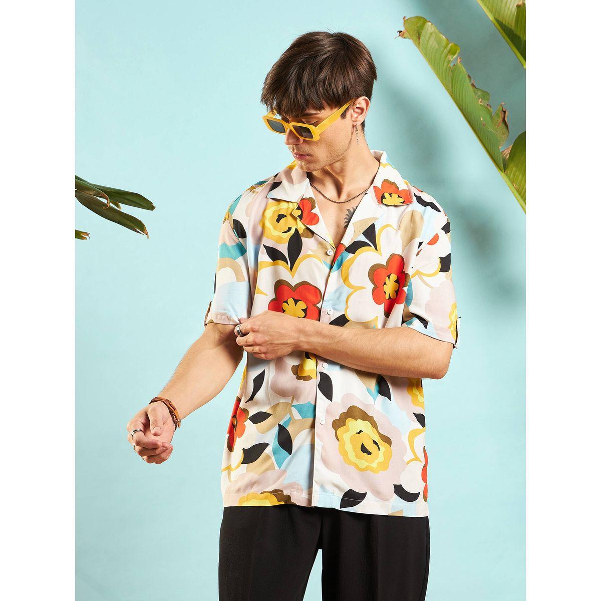 Mascln Sassafras X Styli  Floral Print Relaxed Fit Shirt-men-clothing-shirts-image-2