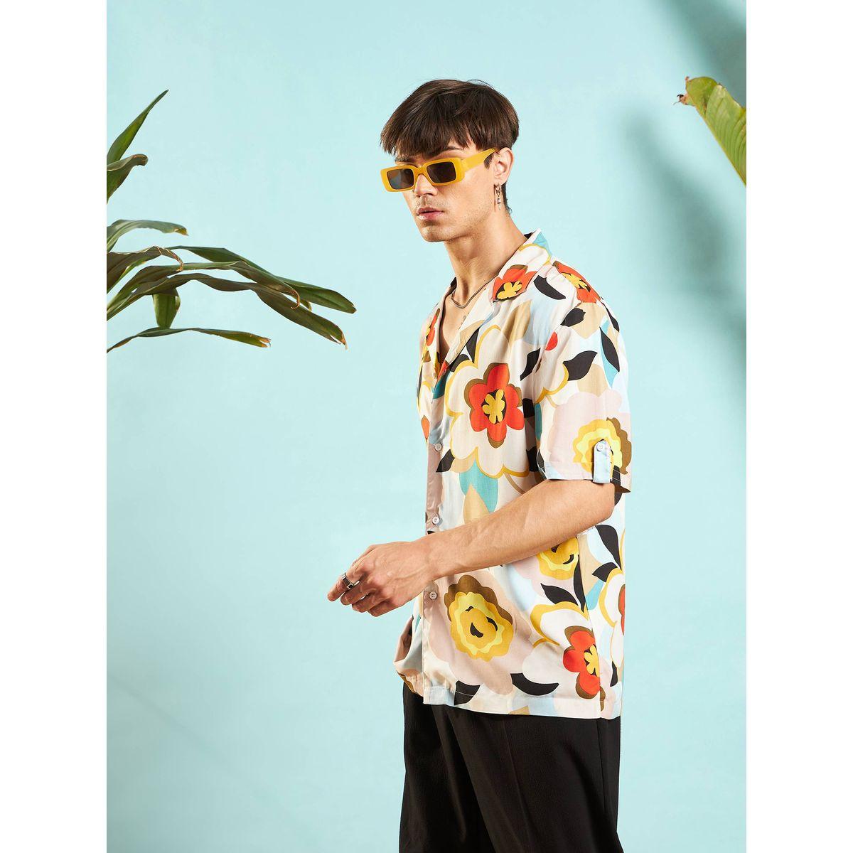 Mascln Sassafras X Styli  Floral Print Relaxed Fit Shirt-men-clothing-shirts-image-3