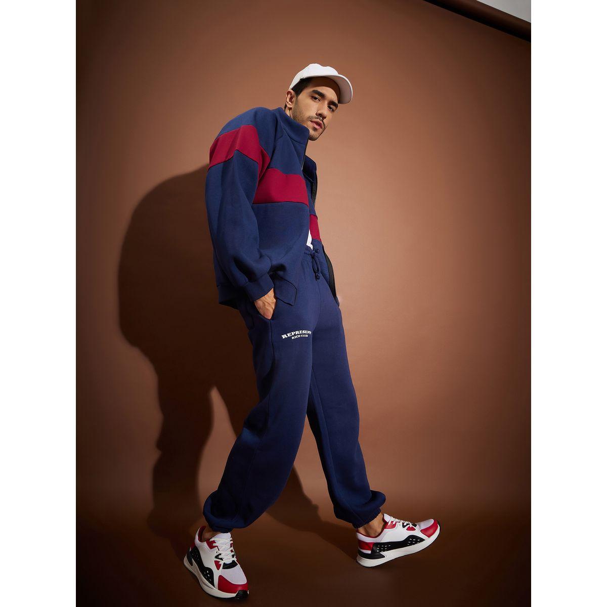 Mascln Sassafras X Styli  Color Block Zip Through Oversized Sweatshirt-men-winterwear-hoodiesandsweatshirts-image-6