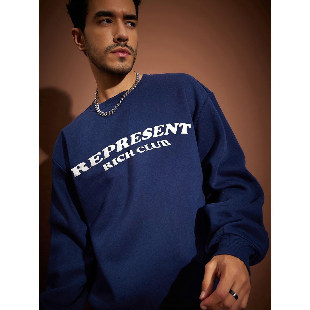سويت شيرت فضفاض بطبعة كتابة ماسكلن ساسافراس × ستايلي-men-winterwear-hoodiesandsweatshirts-image-4