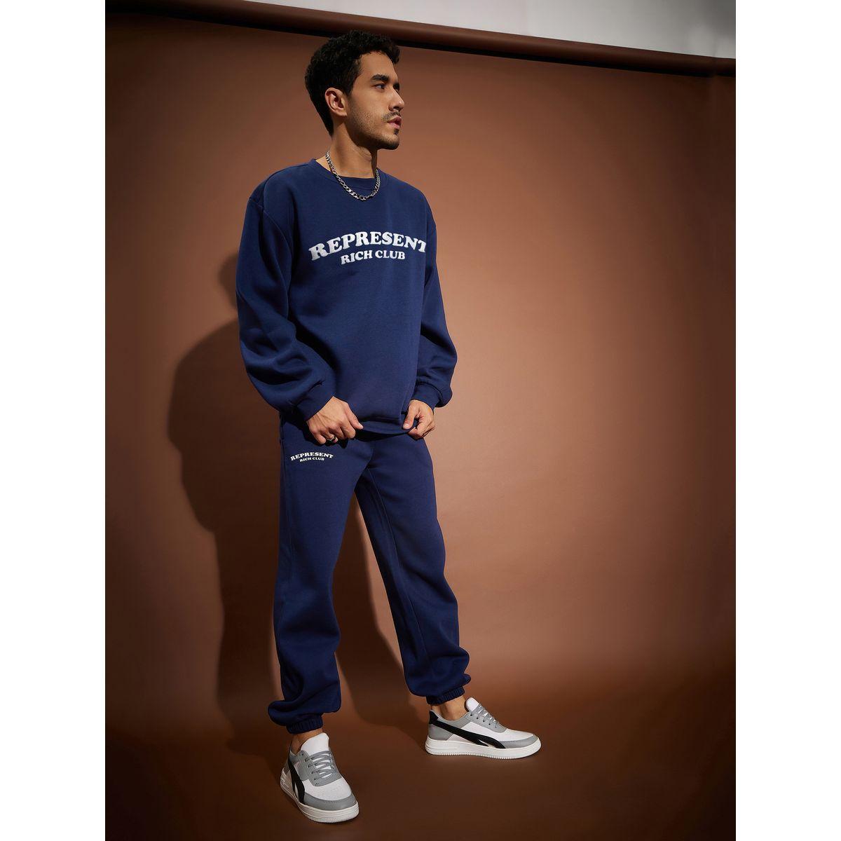 سويت شيرت فضفاض بطبعة كتابة ماسكلن ساسافراس × ستايلي-men-winterwear-hoodiesandsweatshirts-image-6