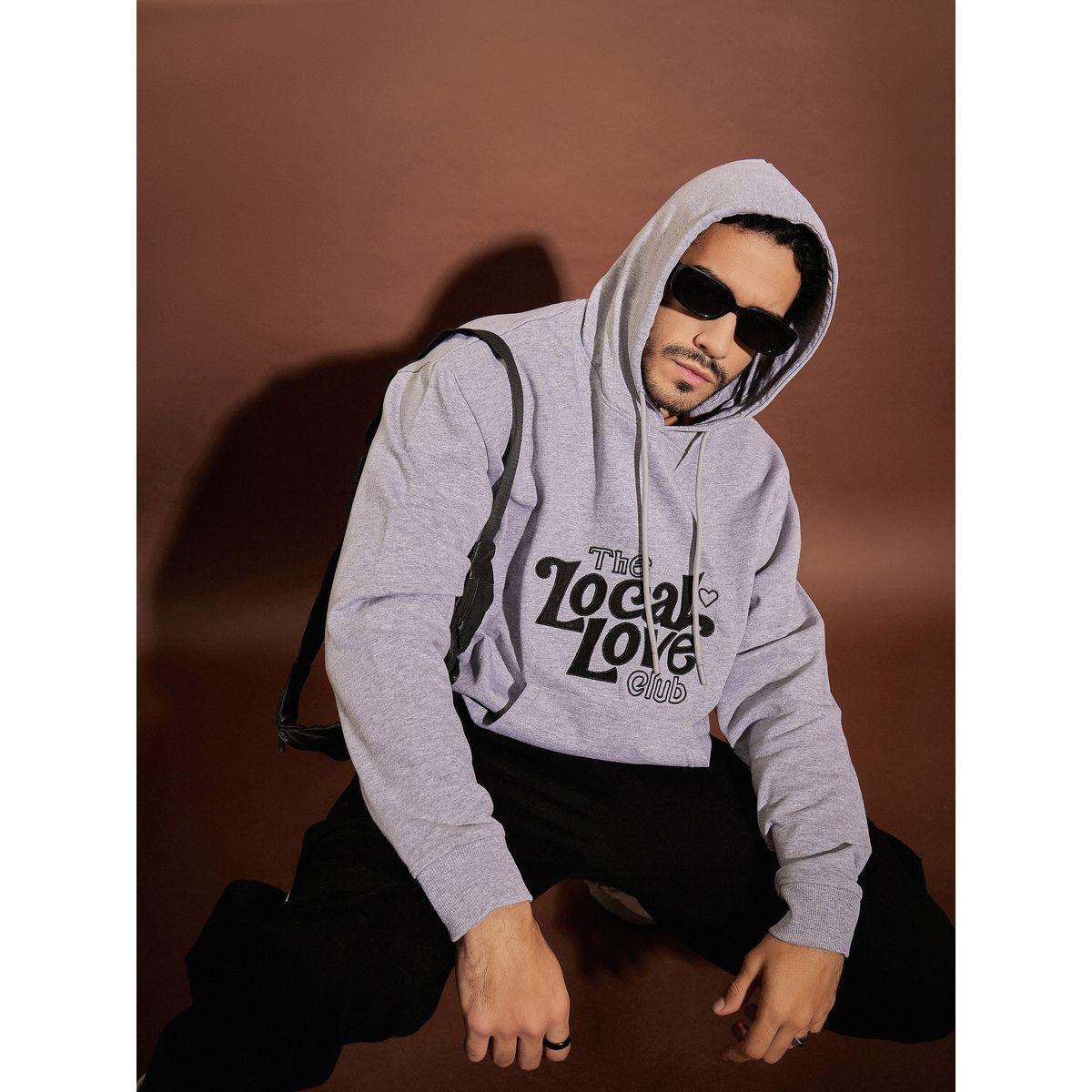 هودي فضفاض مطبع بطبعة كتابة ماسكلن ساسافراس × ستايلي-men-winterwear-hoodiesandsweatshirts-image-2