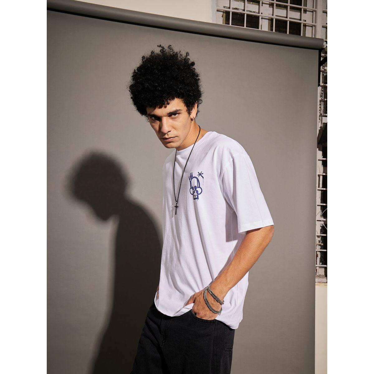 تيشيرت فضفاض مطبع بطبعة جرافيك ماسكلن ساسافراس × ستايلي-men-clothing-tshirtsandpolos-tshirts-image-3